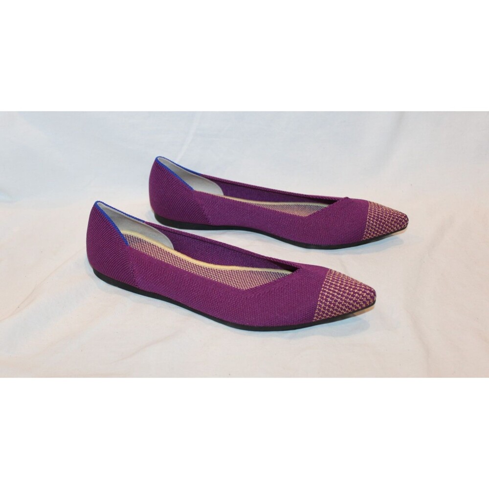 Rothy’s The Point Flats Pointed Toe Shoes Women’s 9 NEW MULBERRY